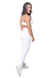 Legging Glossy Branco Fosco