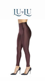 Legging Glossy Café