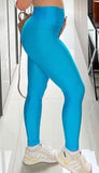 Legging Glossy Azul Celeste