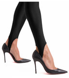 Legging Glossy Fuso Preto Fosco