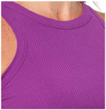 Tank Top Ribbed Fuchsia